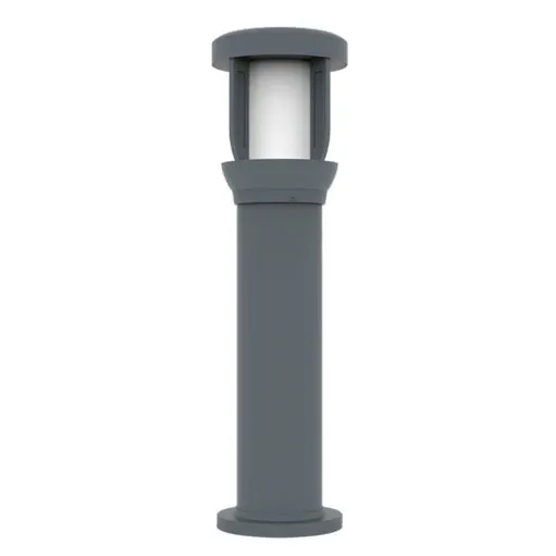 TITAN | AVS-BL019 | Solar Bollard Light | 3.5 Watt | 250 Lumens | 5000K | Solar Panel 6Wc | Lithium Battery 28WH | Installation Height 31.4 Inch | IP65 | Aluminum | 5 Years Warranty