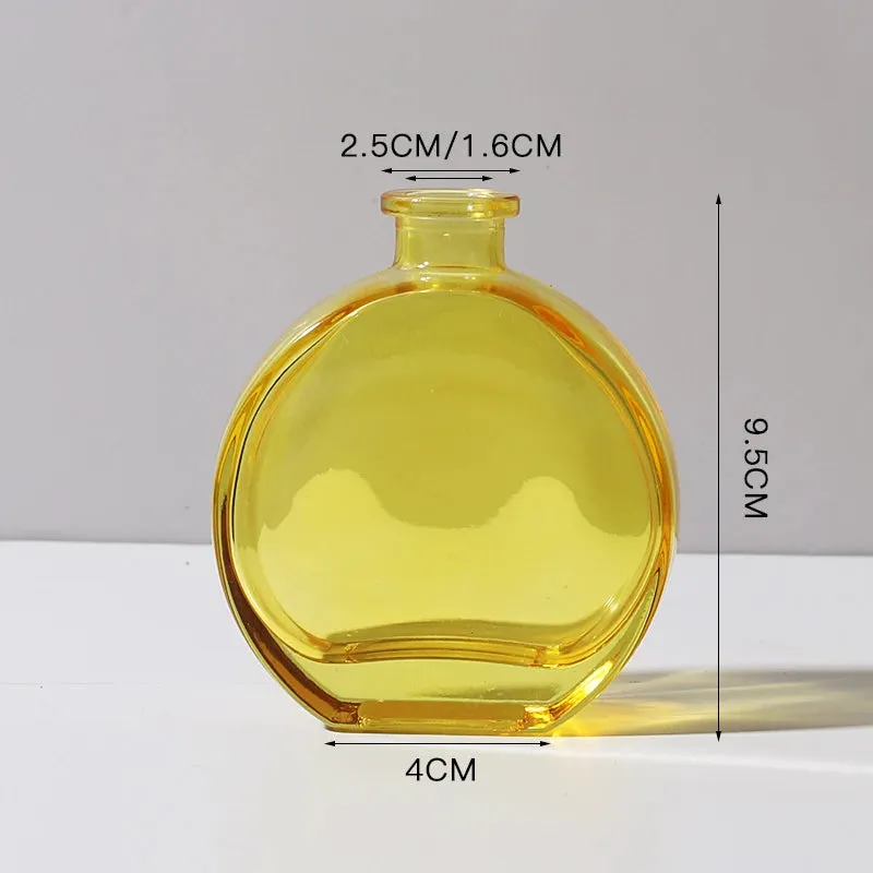 Transparent Glass Vase Desktop Flower Holder Decoration