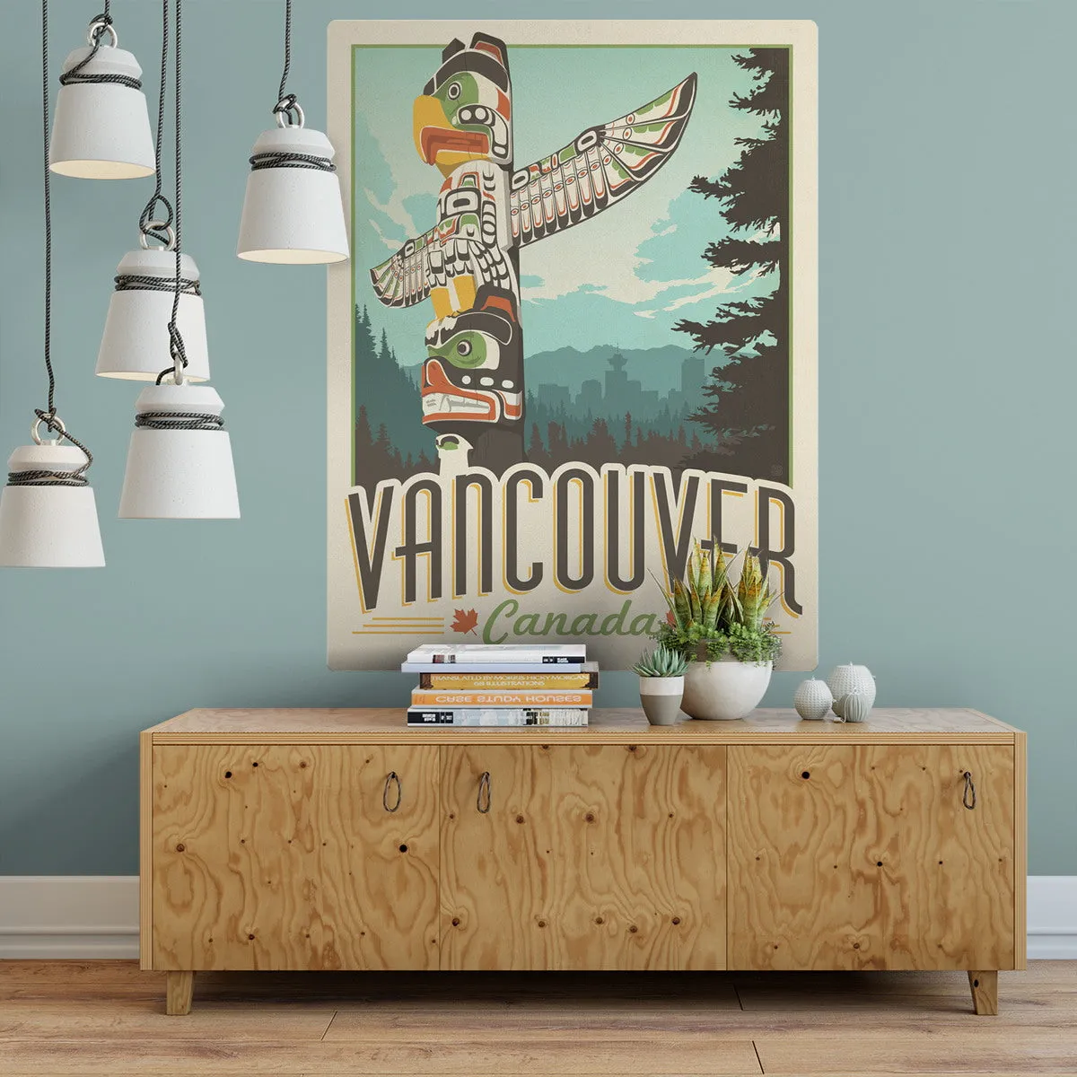 Vancouver Canada Totem Pole Decal