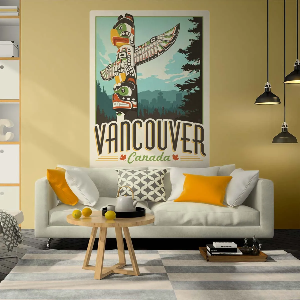 Vancouver Canada Totem Pole Decal