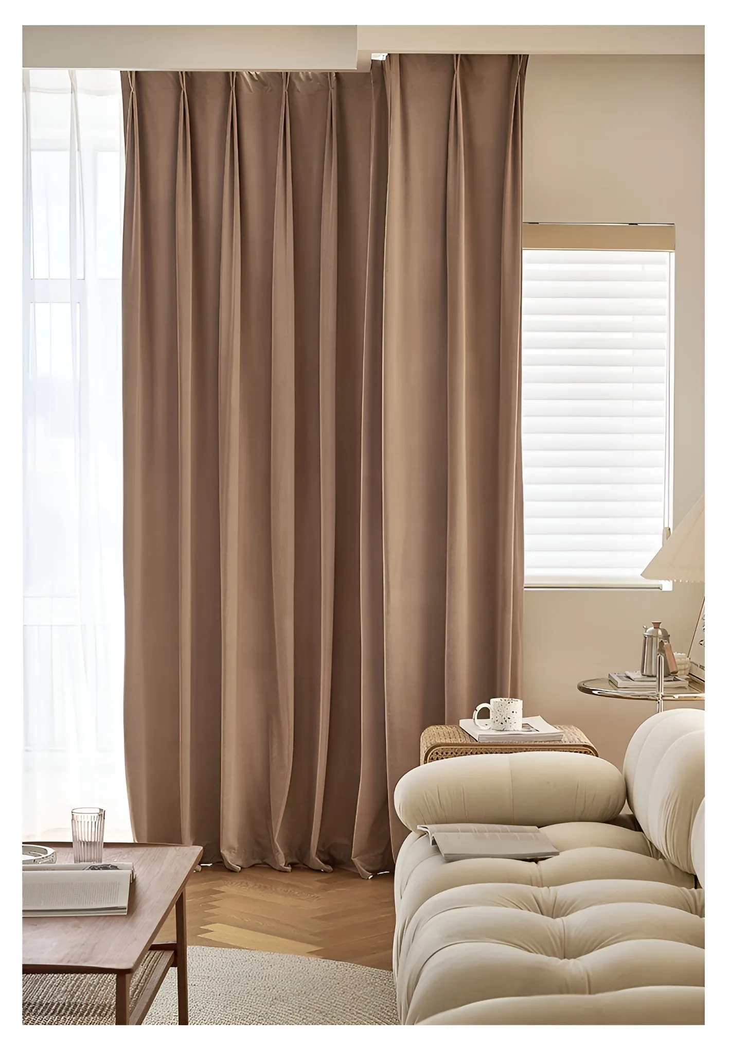 Veronica Solid Room-Darkening Custom Blackout Curtain