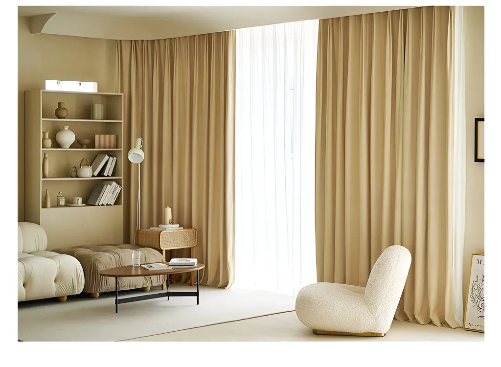 Veronica Solid Room-Darkening Custom Blackout Curtain
