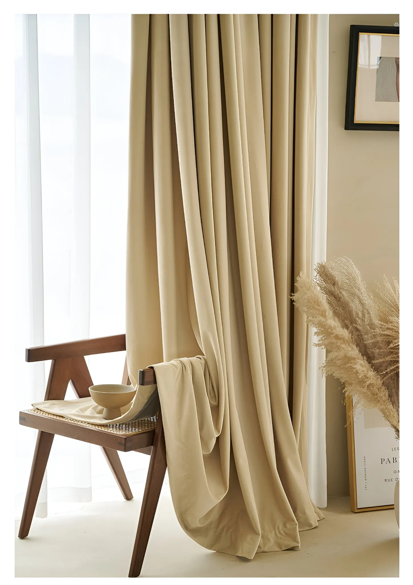 Veronica Solid Room-Darkening Custom Blackout Curtain