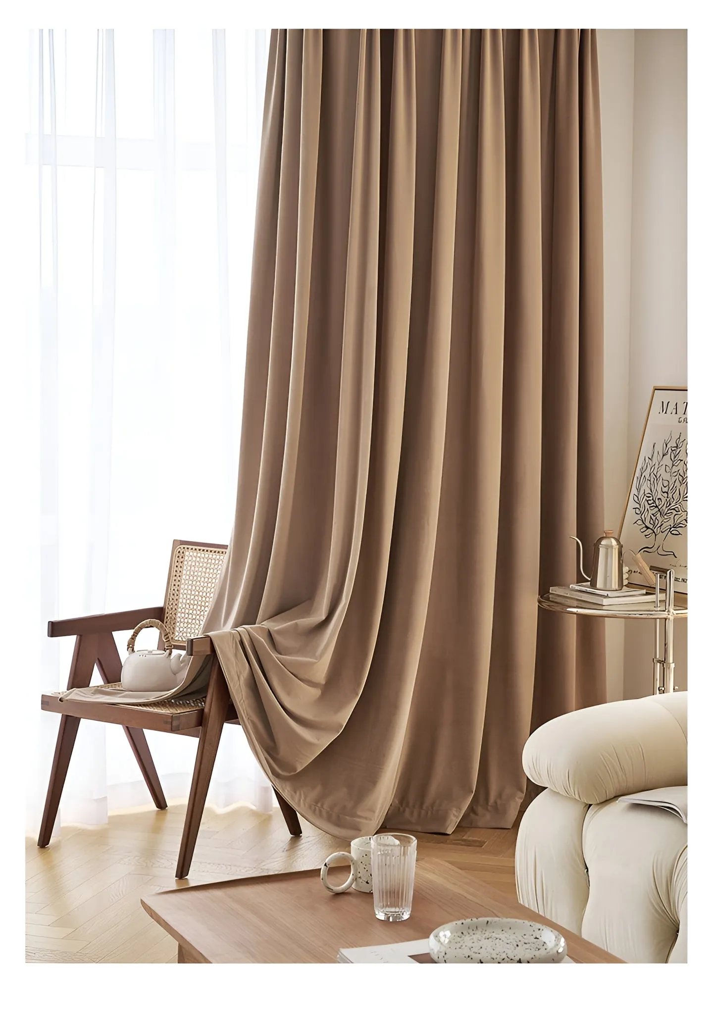 Veronica Solid Room-Darkening Custom Blackout Curtain