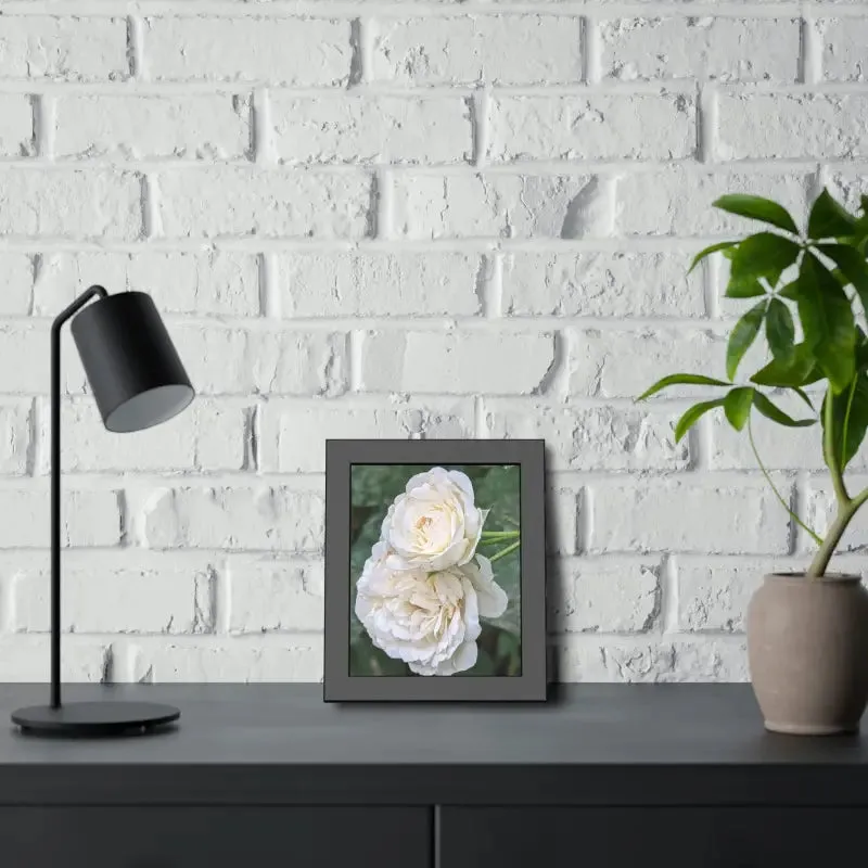 White Roses Framed Paper Posters Fine Art Paper