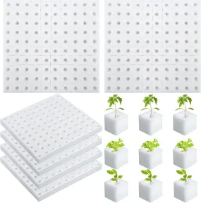 XIDAJIE 600 Pcs Hydroponic Sponges Planting Gardening Tool Soilless Cultivation Seedling Sponges Cultivation Sponge Greenhouse for Small Bud Growth & Grow Seedlings
