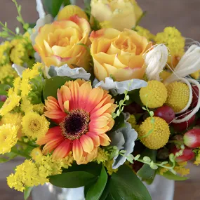 Yellow Themed Event Flower Centerpieces